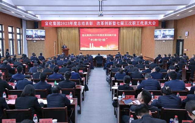 王大真總結(jié)講話 宜化集團(tuán)2023年度總結(jié)表彰、改革創(chuàng)新暨七屆三次職工代表大會(huì)勝利閉幕(圖3)