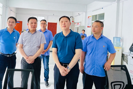 宜昌市國資委黨委書記、主任黃智華一行到礦業(yè)公司現(xiàn)場調(diào)研