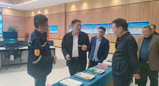 宜昌市國(guó)資委黨委書記、主任黃智華到降解新材料公司調(diào)研指導(dǎo)工作